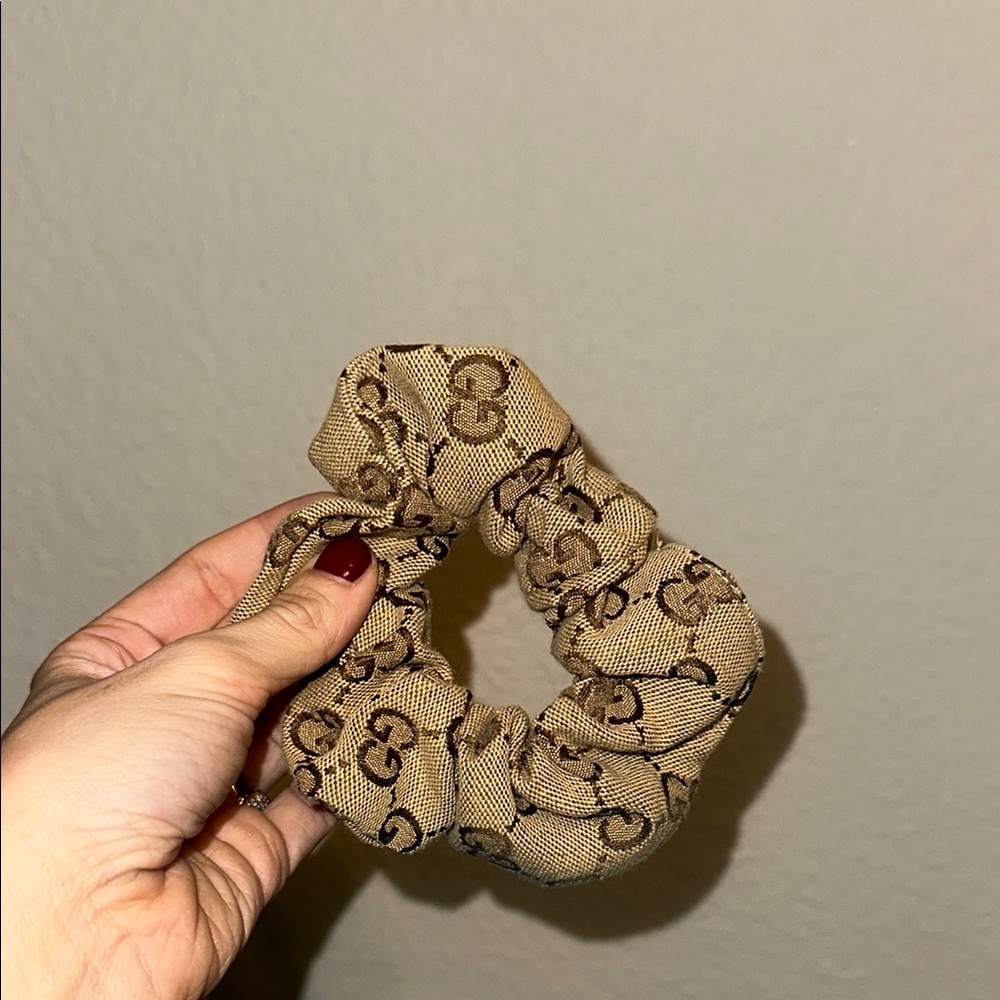 Gucci Tan Scrunchie